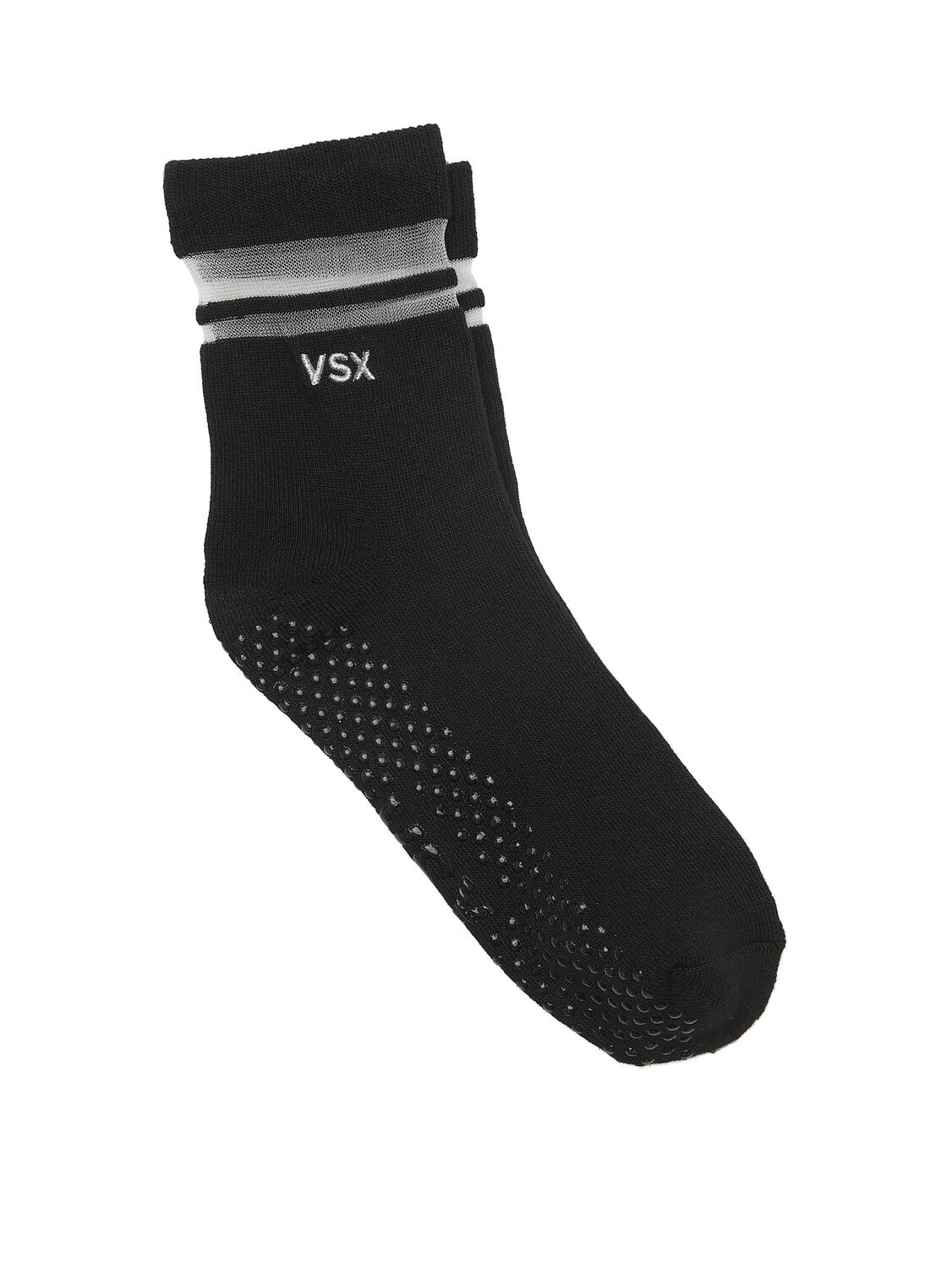vs Victoria's Secret VSX Sport Grip Socks Black 1 of 3 